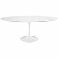 Primewir Lippa Dining Table, White - 78 in. EEI-1657-WHI